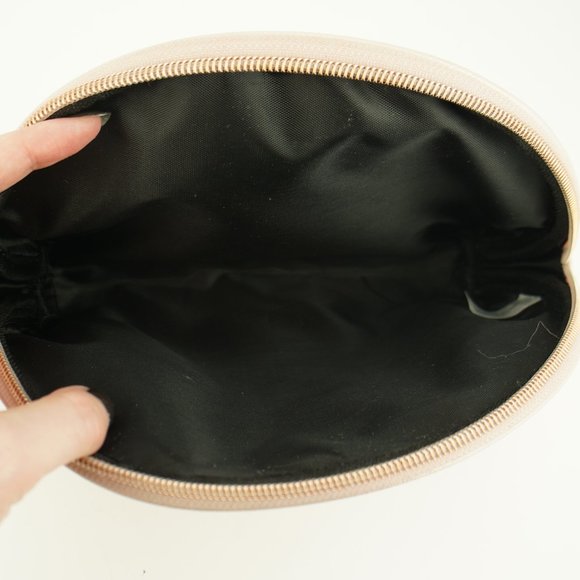 Unbranded Pink Cheetah Prink Makeup Bag with Bow - Picture 5 of 5